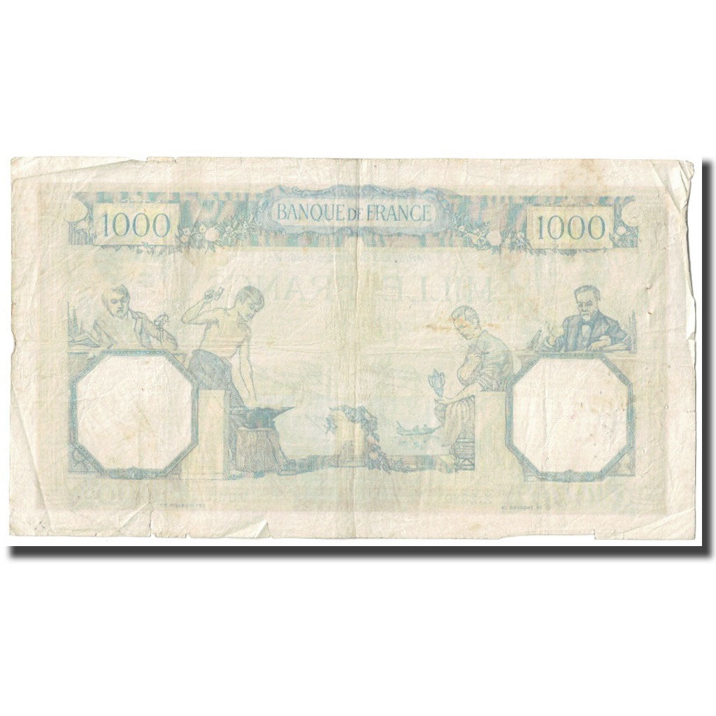 Frankrijk, 1000 Francs, Cérès et Mercure, 1936, P. Rousseau and R.