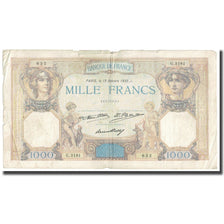 France, 1000 Francs, Cérès et Mercure, 1932, P. Rousseau and R. Favre-Gilly