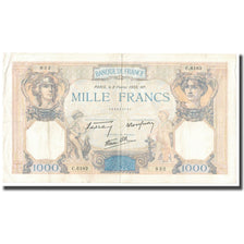 Francia, 1000 Francs, Cérès et Mercure, 1939, P. Rousseau and R. Favre-Gilly