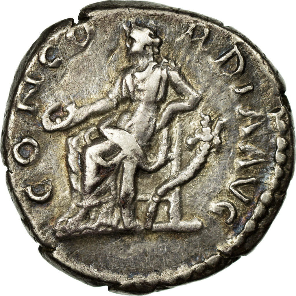 Coin, Faustina I, Denarius, Roma, AU(50-53), Silver, Cohen:145