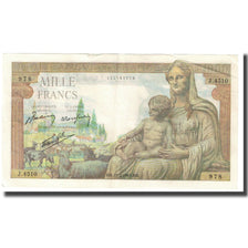 Frankreich, 1000 Francs, Déesse Déméter, 1943, P. Rousseau and R.