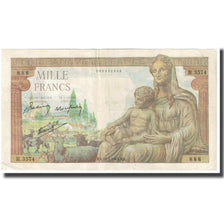 Francia, 1000 Francs, Déesse Déméter, 1943, P. Rousseau and R. Favre-Gilly