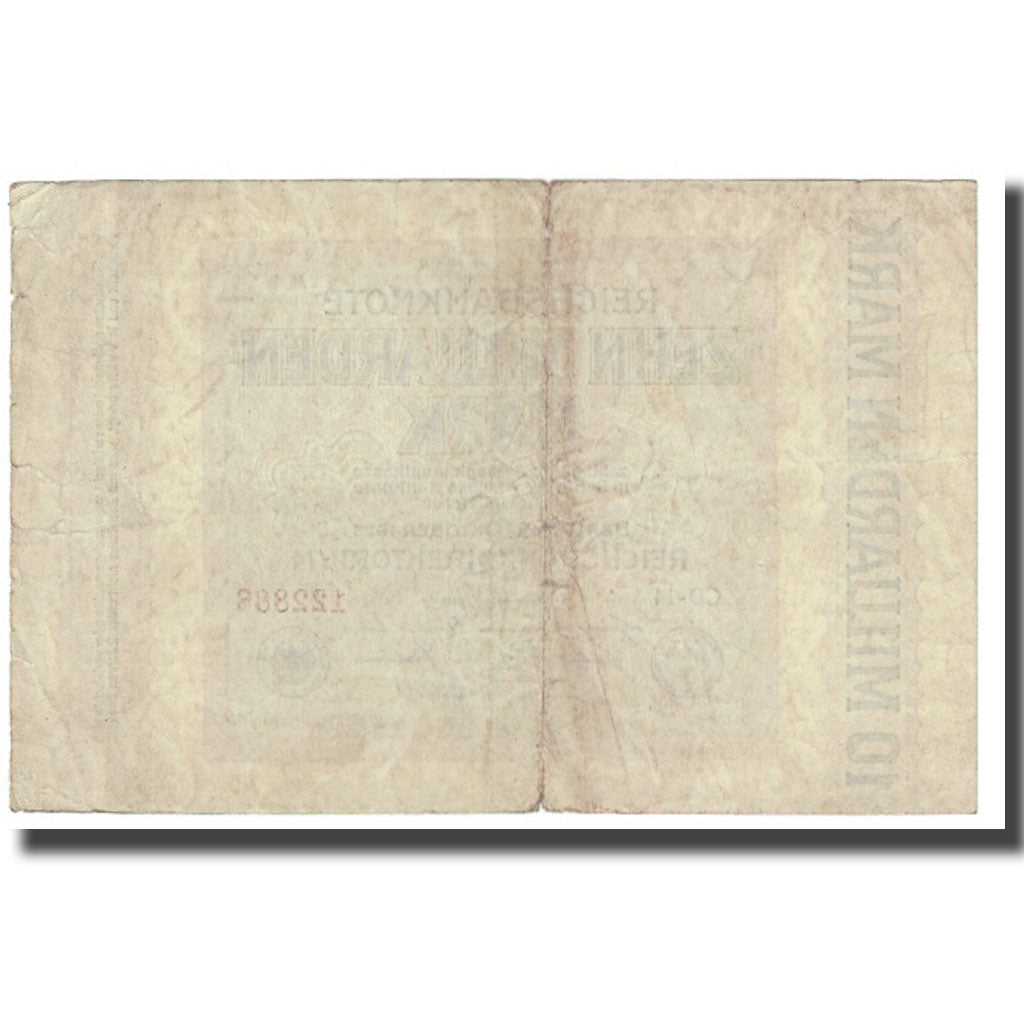 Banknote, Germany, 10 Milliarden Mark, 1923, 1923-10-01, KM:117a, VF(20-25)