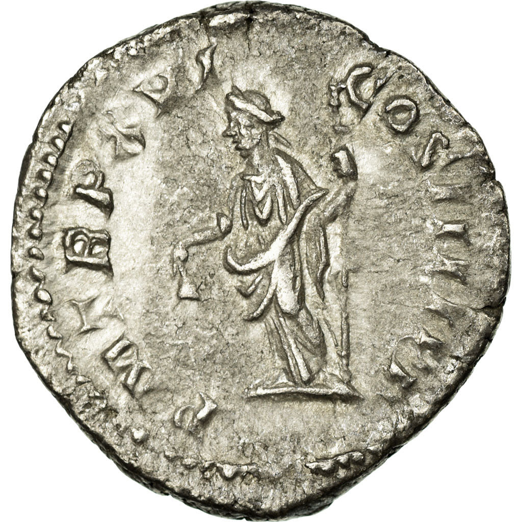 Coin, Caracalla, Denarius, Roma, AU(50-53), Silver, Cohen:224