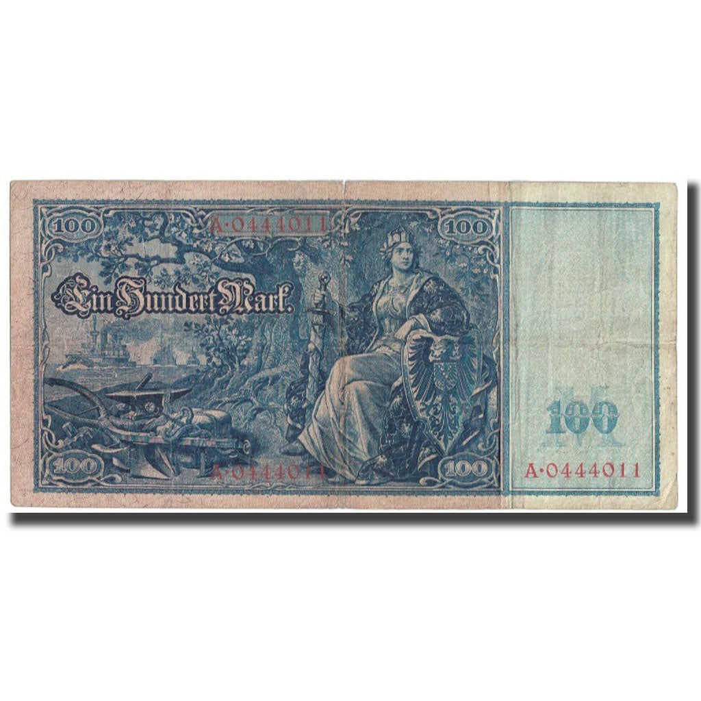 Banknot, Niemcy, 100 Mark, 1908, 1908-02-07, KM:42, EF(40-45)