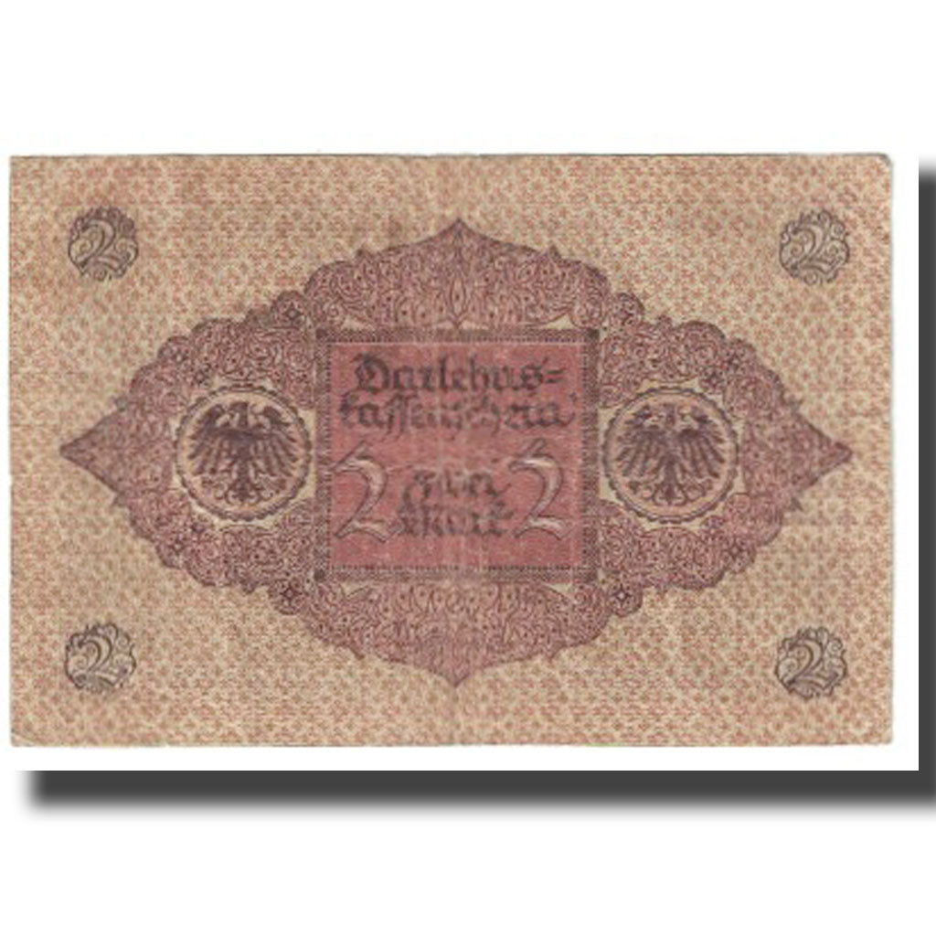 Biljet, Duitsland, 2 Mark, 1920, KM:59, TB