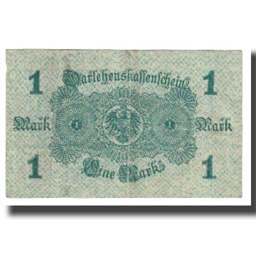 Nota, Alemanha, 1 Mark, 1914, 1914-08-12, KM:50, EF(40-45)