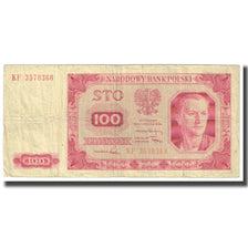 Banknote, Poland, 100 Zlotych, 1948, 1948-07-01, KM:139a, VF(20-25)