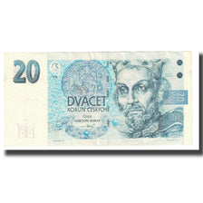 Biljet, Tsjechische Republiek, 20 Korun, 1994, KM:10a, SPL
