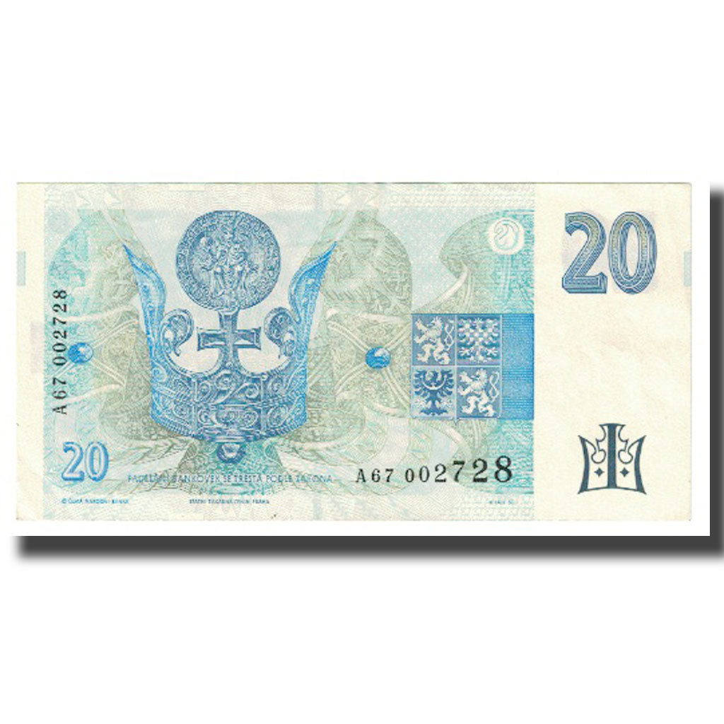 Banknote, Czech Republic, 20 Korun, 1994, KM:10a, UNC(63)