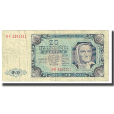 Billete, 20 Zlotych, 1948, Polonia, 1948-07-01, KM:137, BC