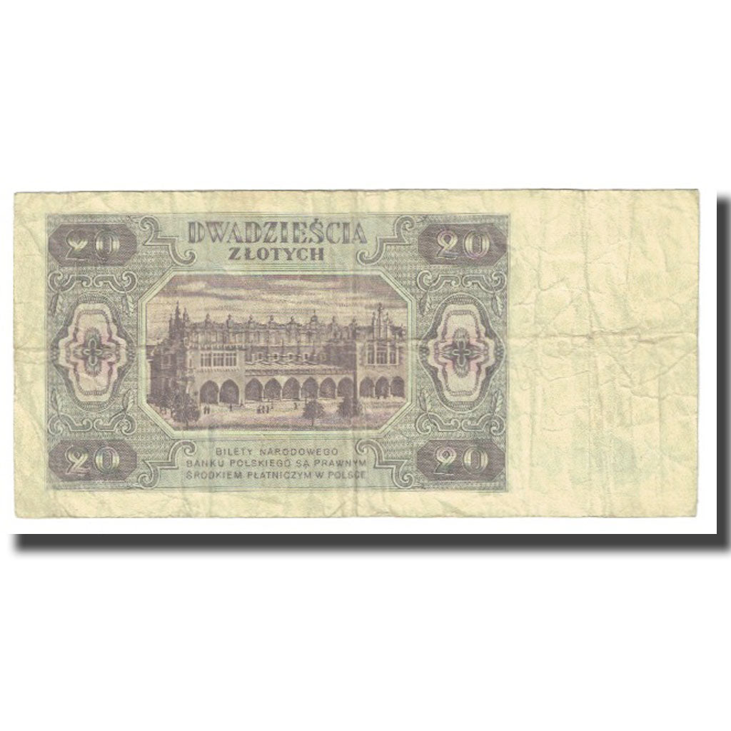 Billete, 20 Zlotych, 1948, Polonia, 1948-07-01, KM:137, BC