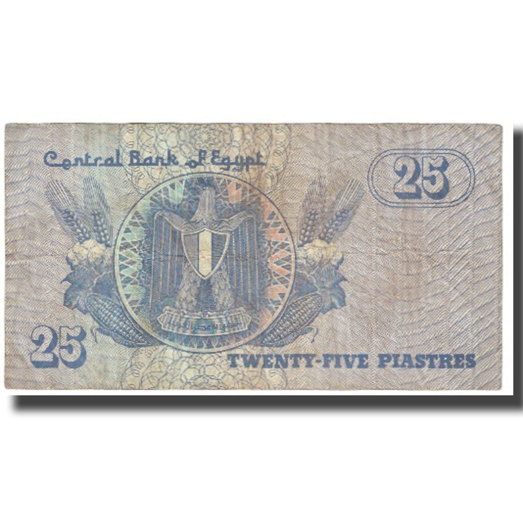 Banknote, Egypt, 25 Piastres, KM:49, VF(20-25)