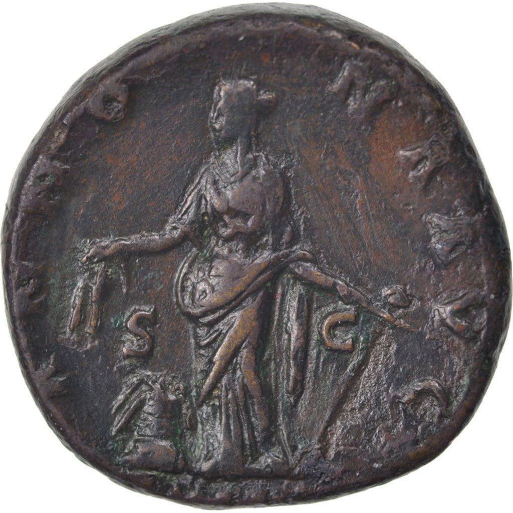Antoninus Pius, Sestertius, Roma, EF(40-45), Copper, Cohen #41, 25.70