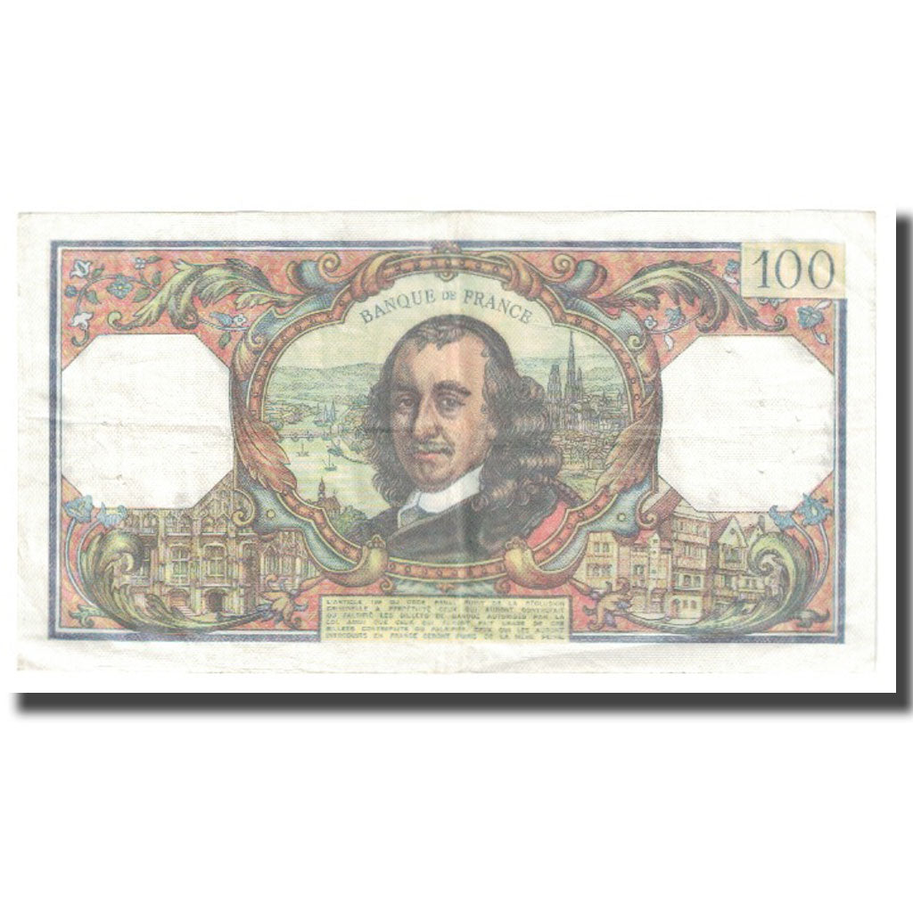 France, 100 Francs, Corneille, 1977, P. A.Strohl-G.Bouchet-J.J.Tronche