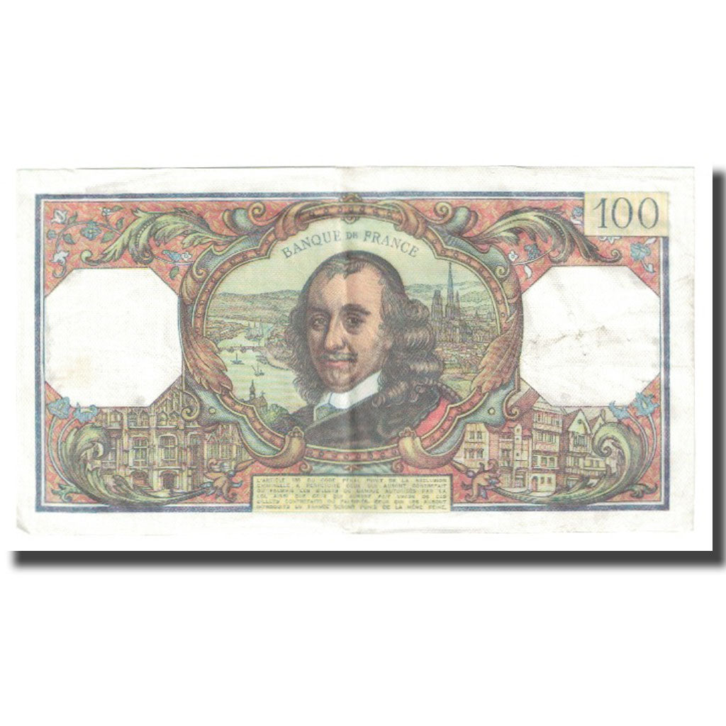 France, 100 Francs, Corneille, 1977, P. A.Strohl-G.Bouchet-J.J.Tronche