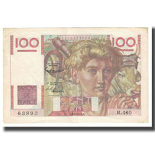Francja, 100 Francs, Jeune Paysan, 1952, D AMBRIERES, GARGAM, 1952-04-03