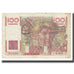 França, 100 Francs, Jeune Paysan, 1952, D AMBRIERES, GARGAM, 1952-04-03
