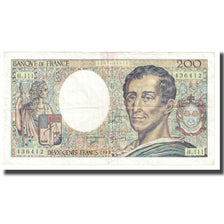 Frankrijk, 200 Francs, Montesquieu, 1992, BRUNEEL BONNARDIN CHARRIAU, TB