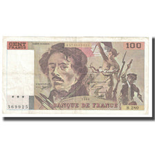 France, 100 Francs, Delacroix, 1994, BRUNEEL, BONARDIN, VIGIER, EF(40-45)