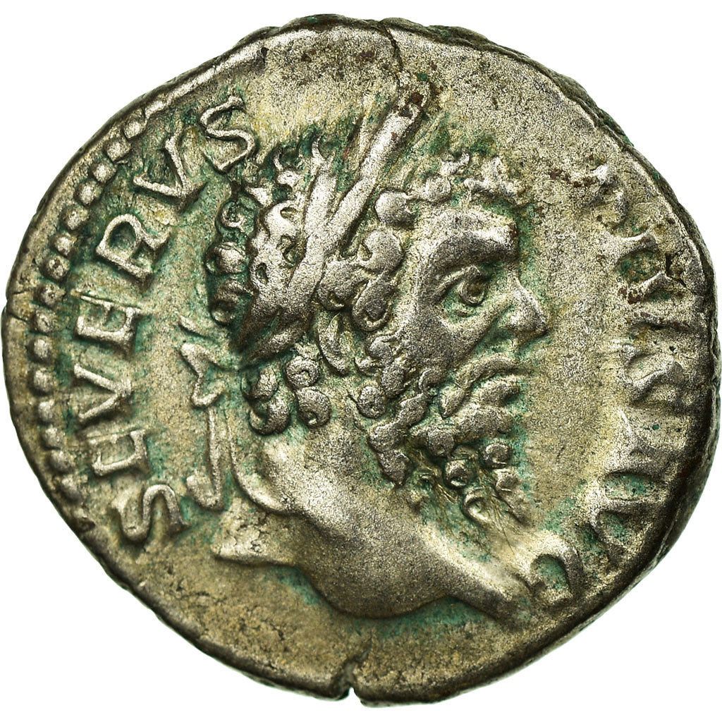 Coin, Septimius Severus, Denarius, Roma, AU(55-58), Silver, Cohen:505