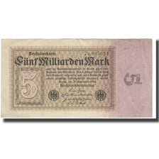 Banknote, Germany, 5 Milliarden Mark, 1923, 1923-09-10, KM:115a, EF(40-45)