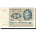 Banknote, Denmark, 20 Kroner, 1972, KM:49a, EF(40-45)