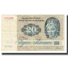 Banconote, Danimarca, 20 Kroner, 1972, KM:49a, BB