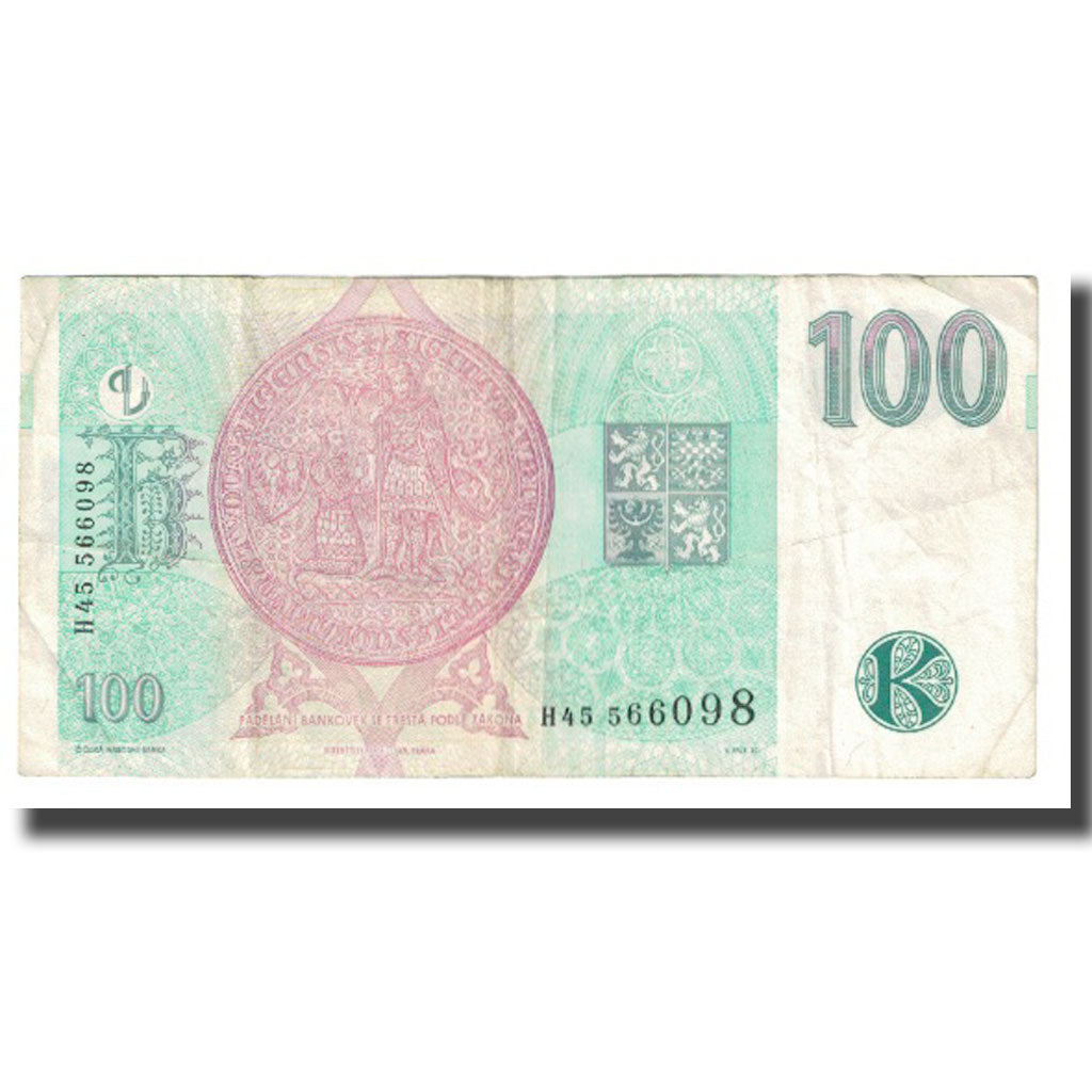 Banknote, Czech Republic, 100 Korun, 1997, KM:12, EF(40-45)