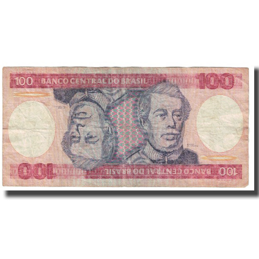 Banconote, Brasile, 100 Cruzeiros, KM:198a, BB