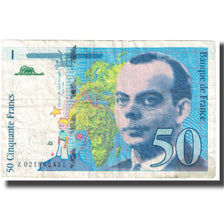 France, 50 Francs, St Exupéry, 1994, BRUNEEL BONNARDIN CHARRIAU, VF(20-25)