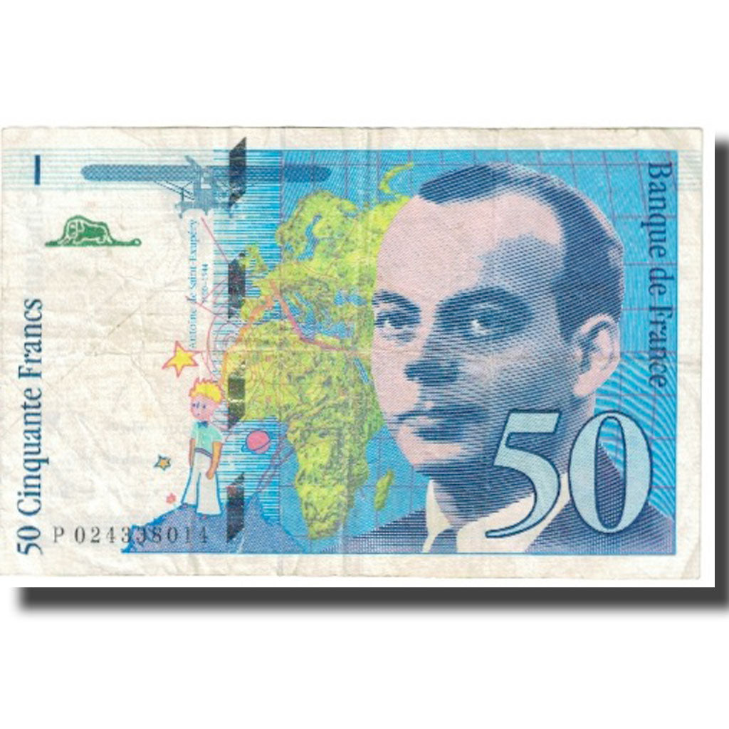 France, 50 Francs, St Exupéry, 1994, BRUNEEL BONNARDIN CHARRIAU, TB