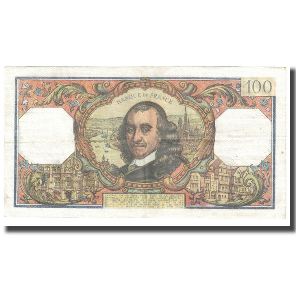 França, 100 Francs, Corneille, 1969, R.Tondu-G.Bouchet-H.Morant, 1969-11-06