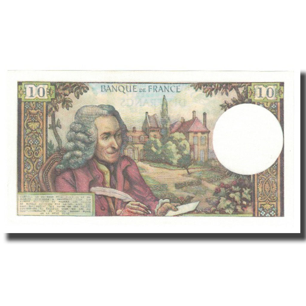 France, 10 Francs, Voltaire, 1972, morant bouchet vergnes, 1972-09-07