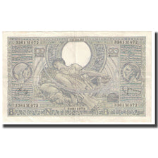 Nota, Bélgica, 100 Francs-20 Belgas, 1938, 1938-02-08, KM:112, EF(40-45)