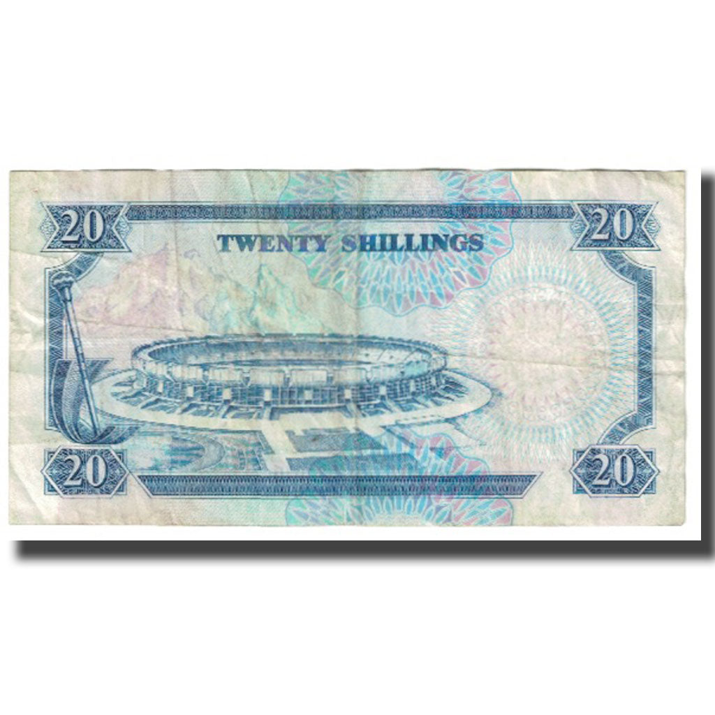 Biljet, Kenia, 20 Shillings, 1988, 1988-12-12, KM:25a, TTB