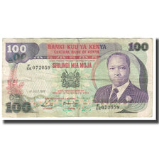 Banknote, Kenya, 100 Shillings, 1988, 1988-07-01, KM:23f, VF(20-25)