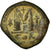 Moneda, Justinian I, Follis, Constantinople, BC+, Cobre, Sear:158