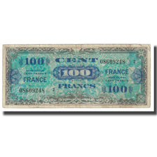 France, 100 Francs, 1944, TB, Fayette:VF25.02, KM:118a