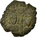 Monnaie, Basil I the Macedonian 867-886, Follis, TB+, Cuivre