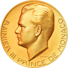 Monaco, Médaille, Prince Rainier III, Politics, Society, War, Turin, SPL