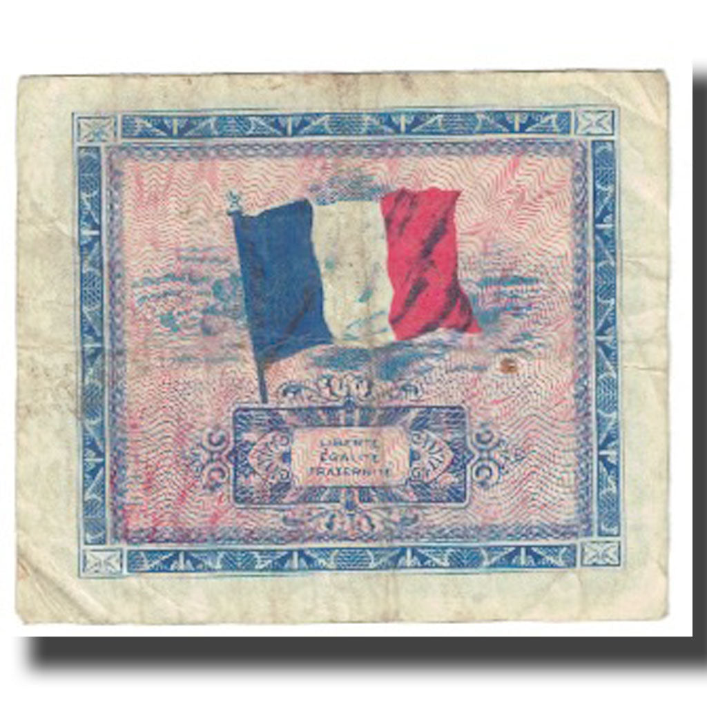 France, 2 Francs, 1944, VF(20-25), Fayette:VF16.2, KM:114a