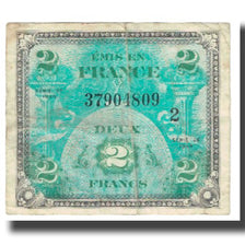 France, 2 Francs, 1944, VF(20-25), Fayette:VF16.2, KM:114a