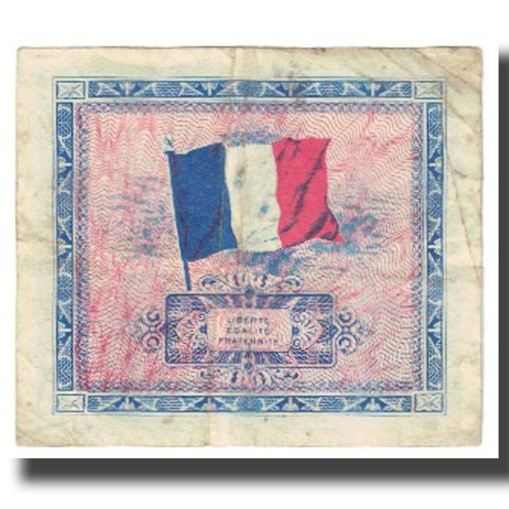France, 2 Francs, 1944, VF(20-25), Fayette:VF16.2, KM:114a