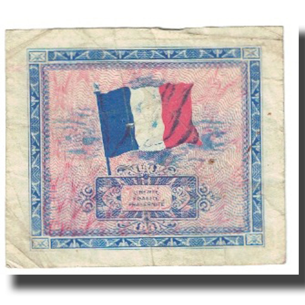France, 2 Francs, 1944, VF(20-25), Fayette:VF16.2, KM:114a