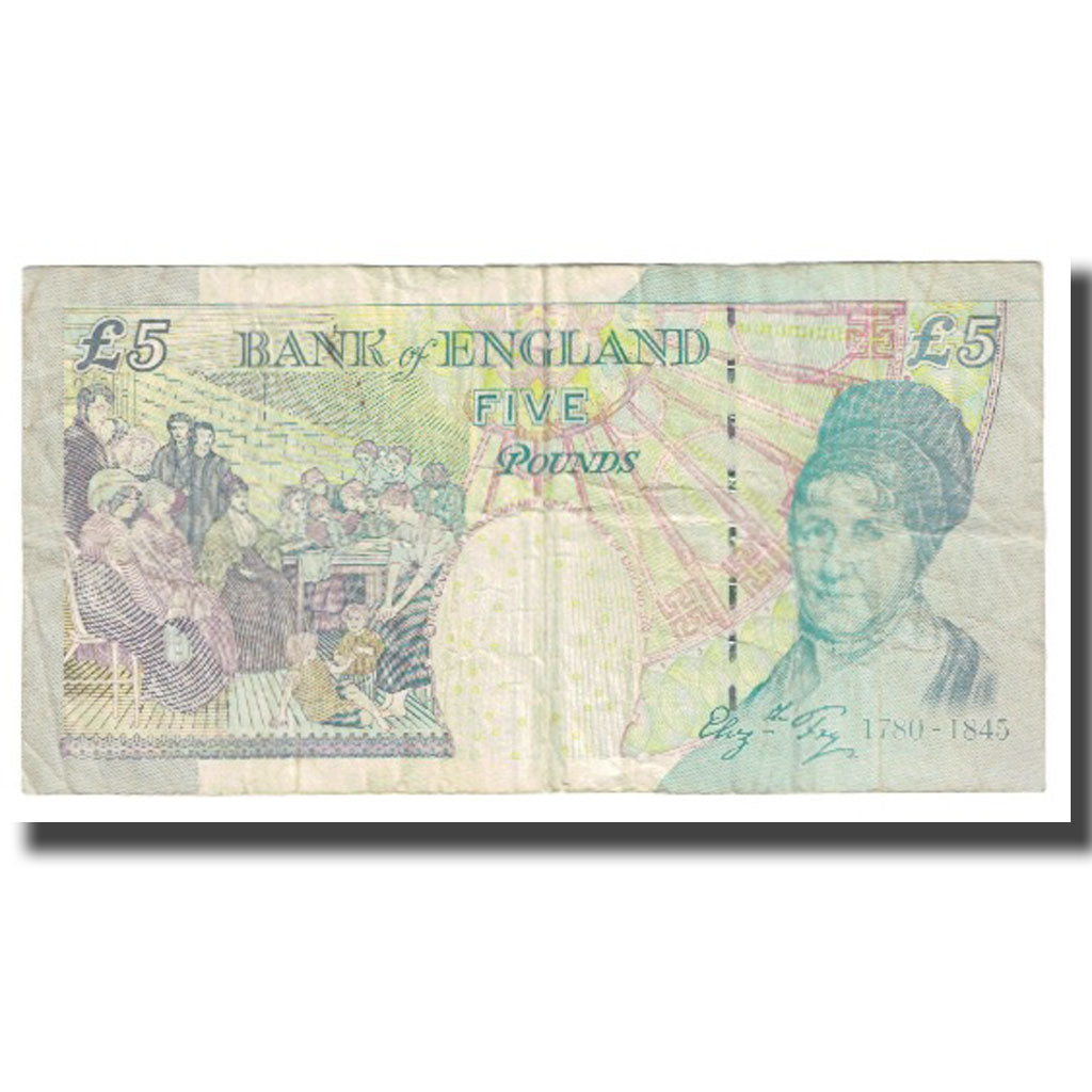 Banconote, Gran Bretagna, 5 Pounds, KM:391c, MB
