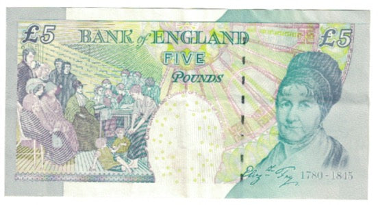 Banknot, Wielka Brytania, 5 Pounds, KM:391c, EF(40-45)