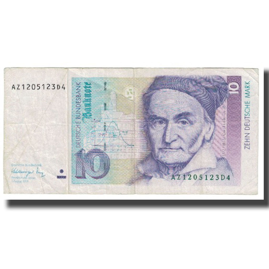 Banknote, GERMANY - FEDERAL REPUBLIC, 10 Deutsche Mark, 1991, 1991-08-01