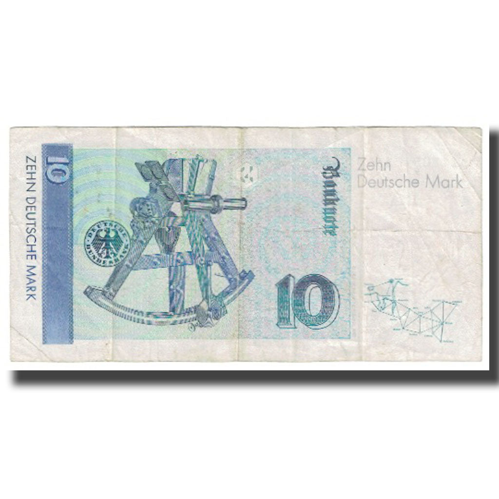 Banknote, GERMANY - FEDERAL REPUBLIC, 10 Deutsche Mark, 1991, 1991-08-01