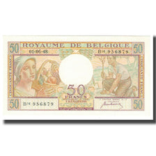 Billete, 50 Francs, 1948, Bélgica, 1948-06-01, KM:133a, UNC